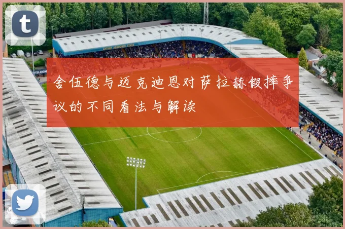 舍伍德与迈克迪恩对萨拉赫假摔争议的不同看法与解读